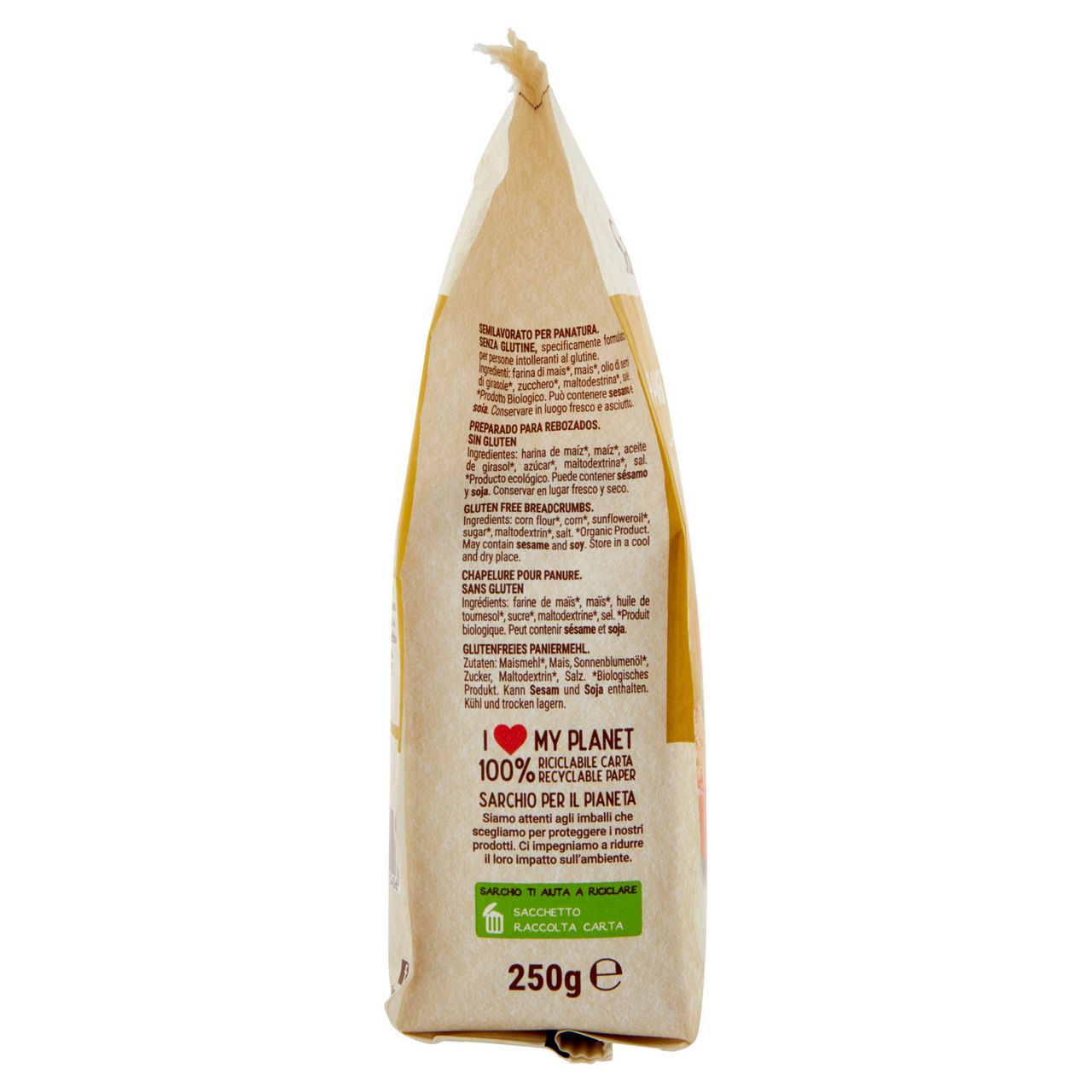 Pangrattato bio senza glutine 250 gr - Immagine 41