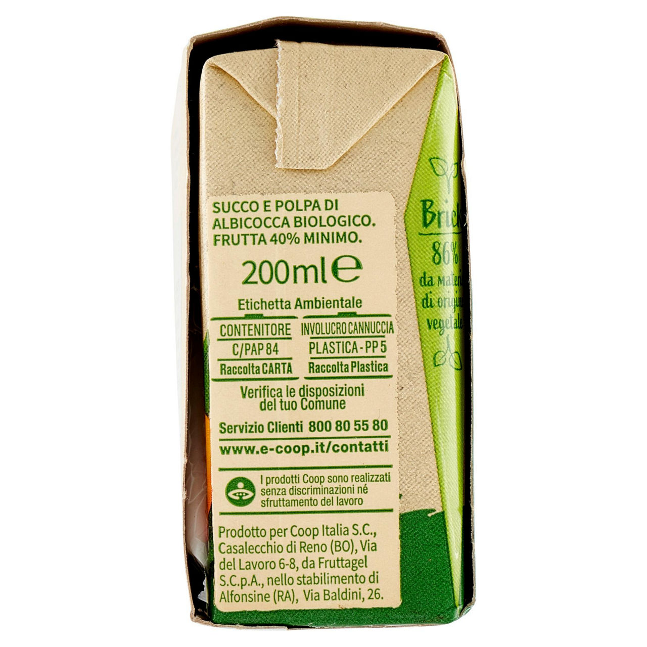 Succo albicocca biologica vivi verde 3 x 200 ml - Immagine 31