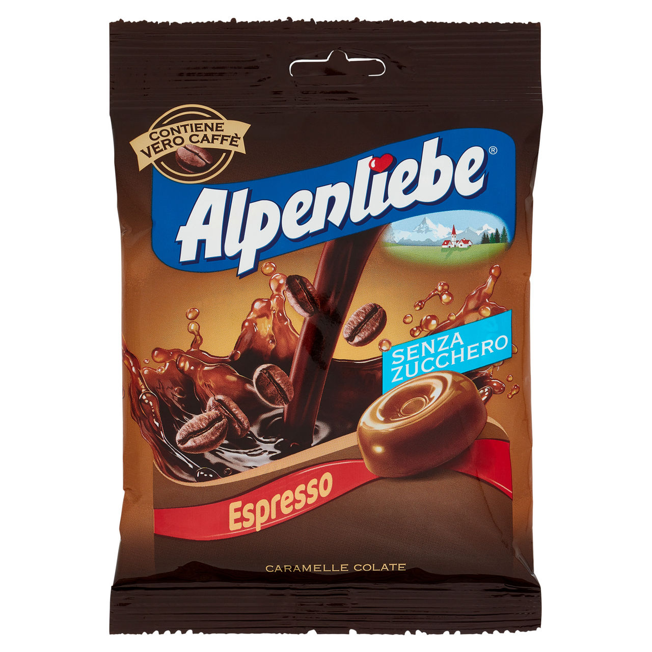 Caramelle colate al caffè senza zuccheri 80 gr - Immagine 01