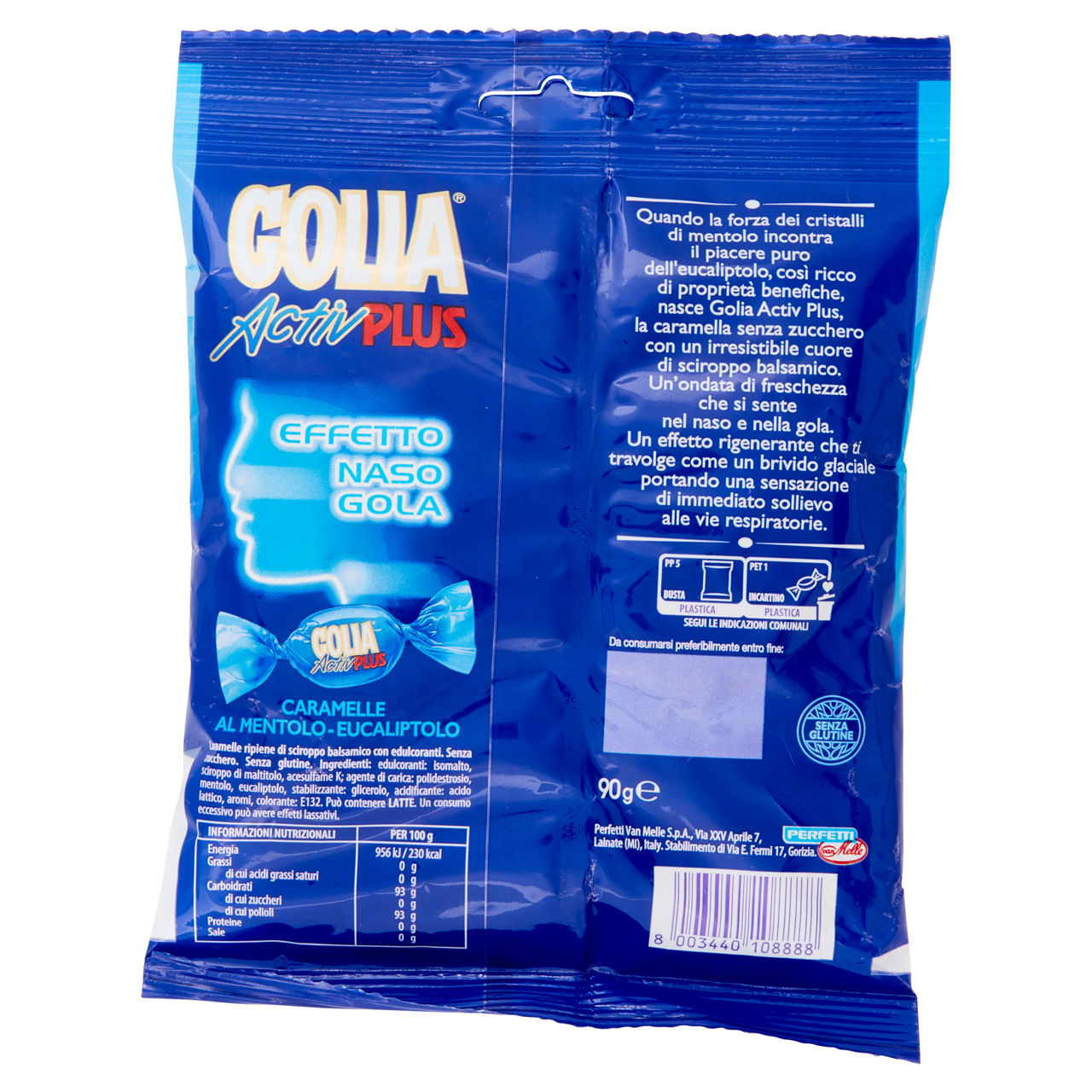 Caramelle dure ripiene all'eucaliptolo senza zuccheri 90 gr - Immagine 21