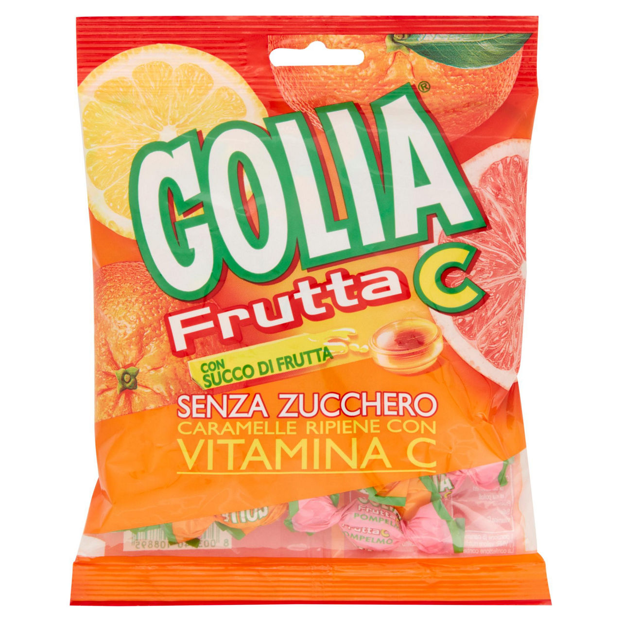 Caramelle dure ripiene alla frutta senza zuccheri 90 gr - Immagine 01