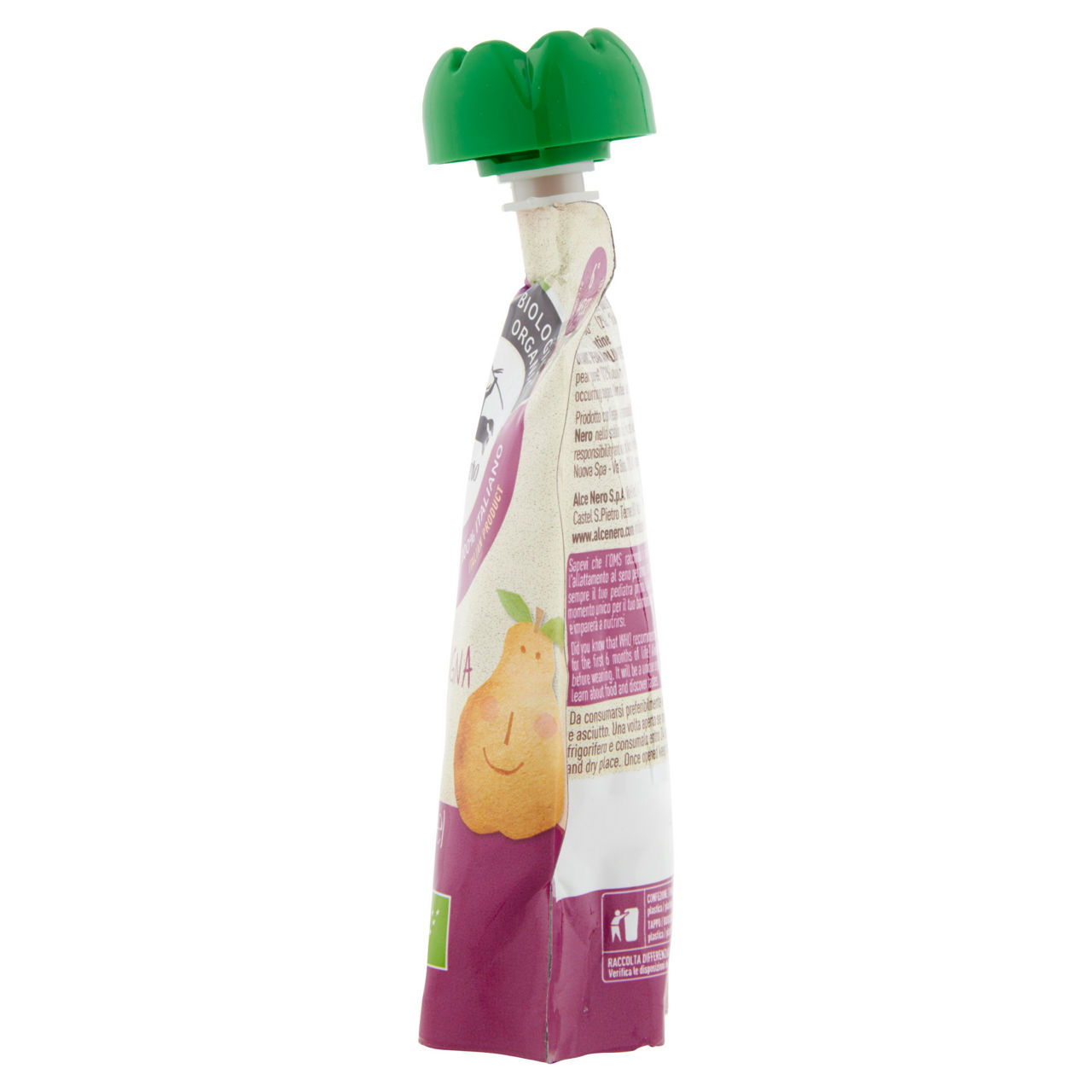 Purea di pera prugna e riso bio 100 gr - Immagine 51