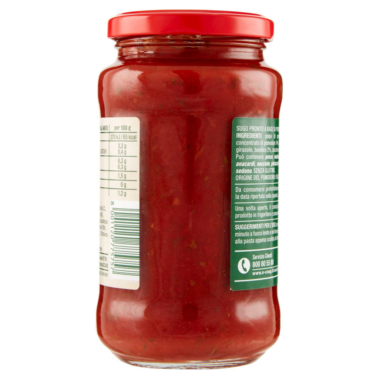 Sugo al basilico coop vaso vetro g 400 - Immagine 11
