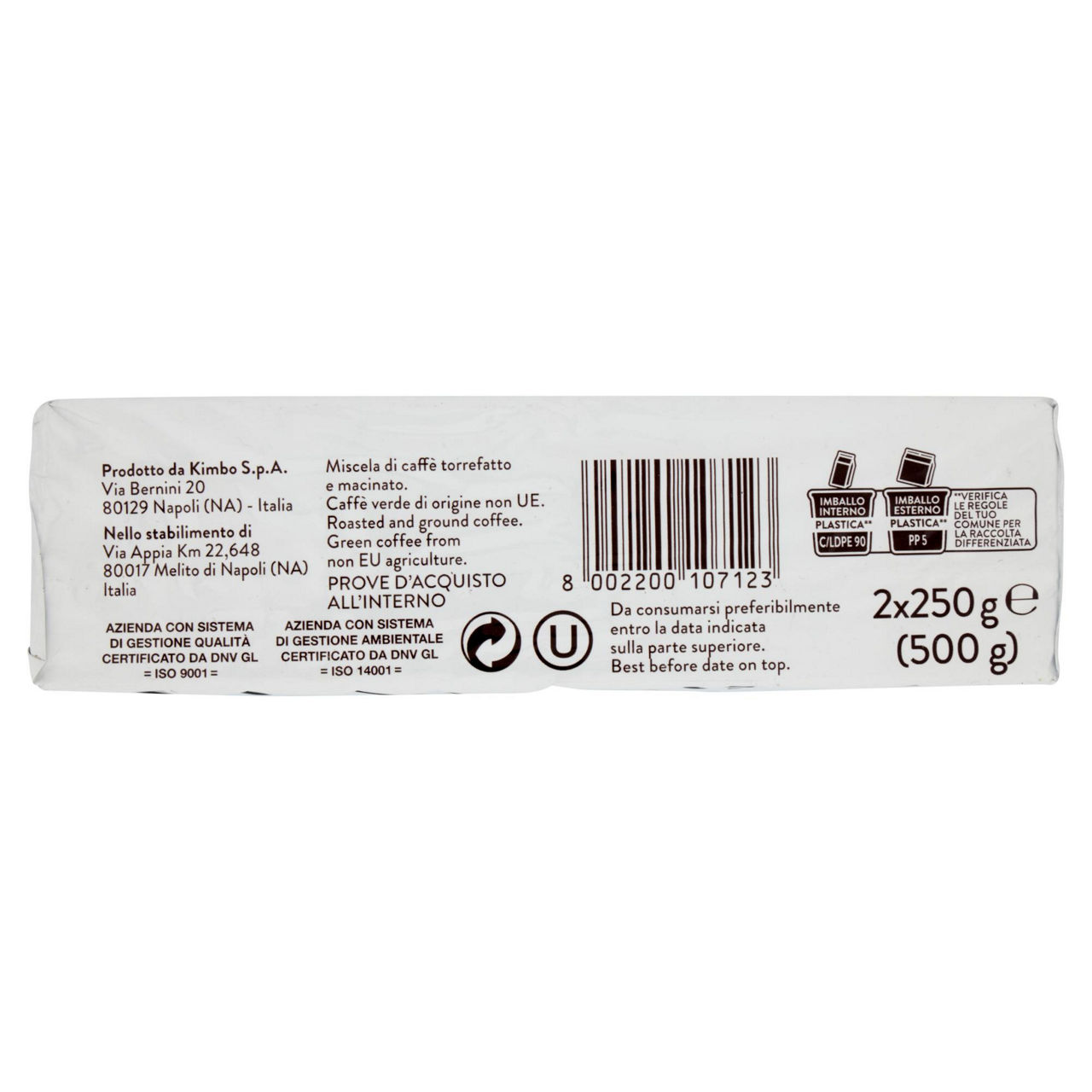Caffè macinato gusto di Napoli 2 pz x 250 gr  - Immagine 41