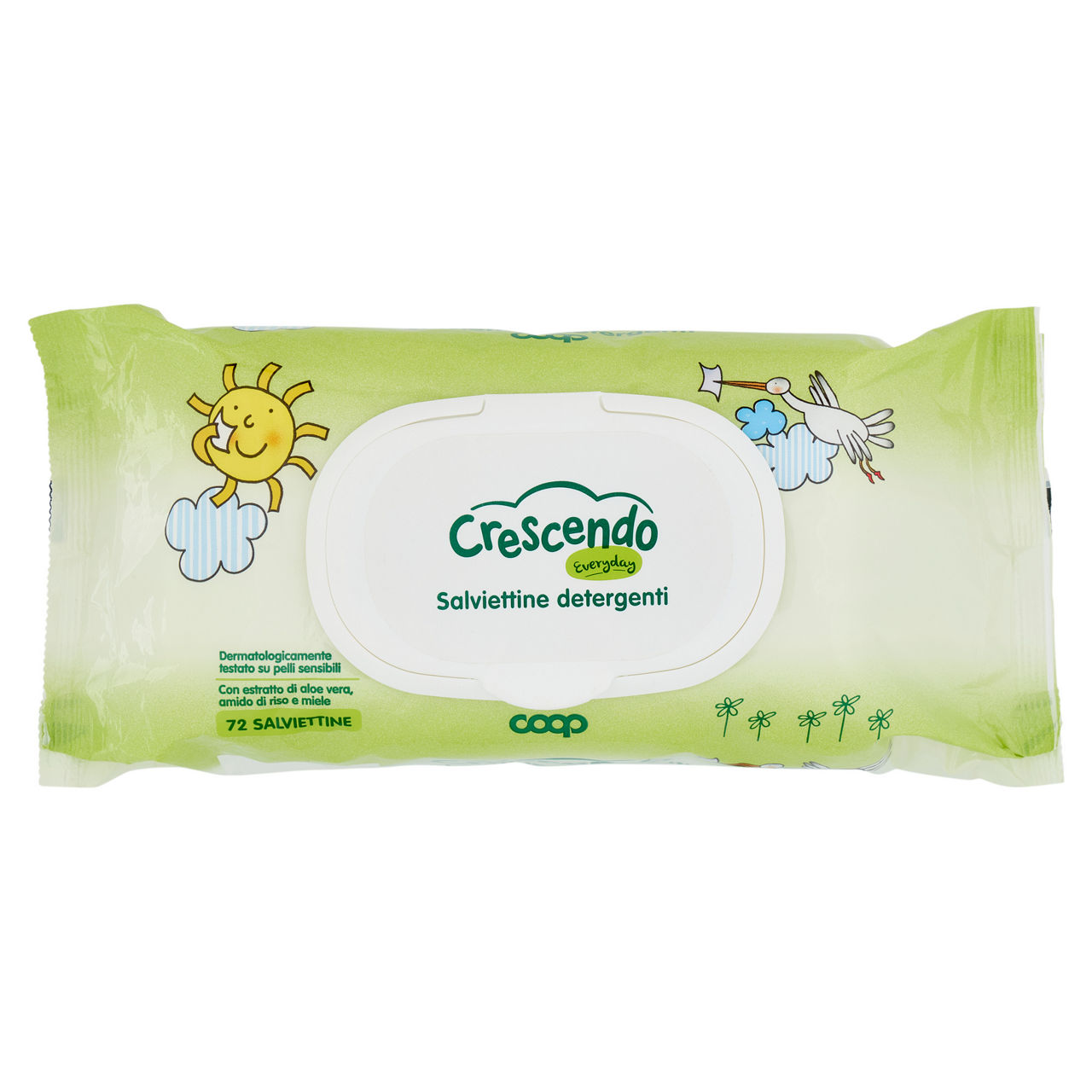 Salviette detergenti per bimbi 72 pz - 1