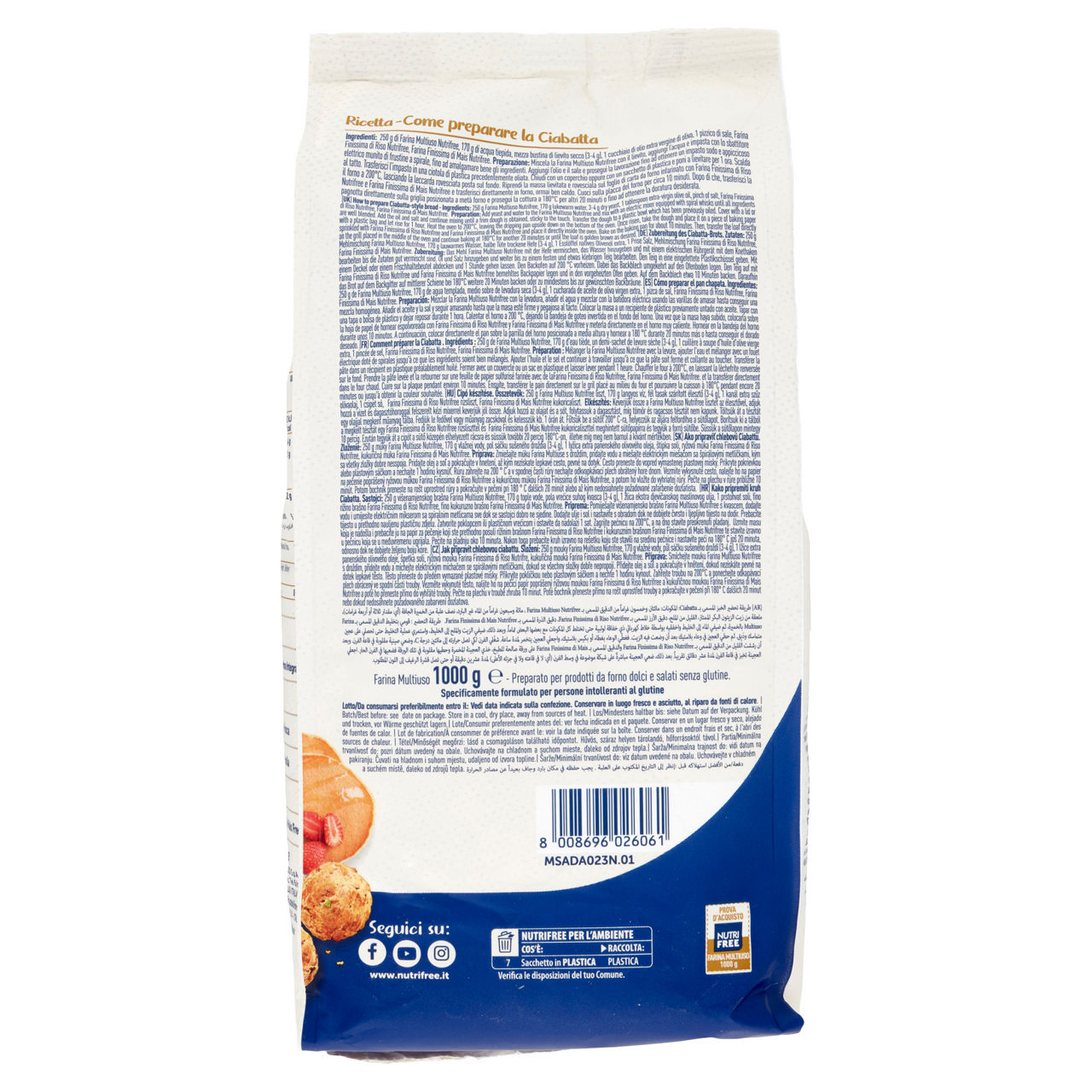 Farina multiuso senza glutine 1 kg - Immagine 41