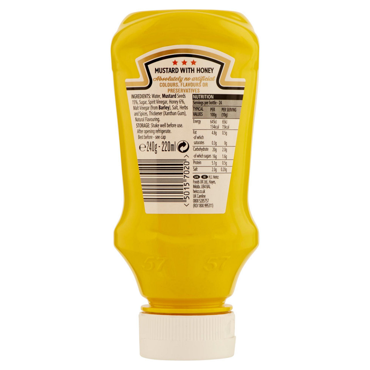 MOSTARDA AL MIELE HEINZ TOP DOWN G 240 - Immagine 51