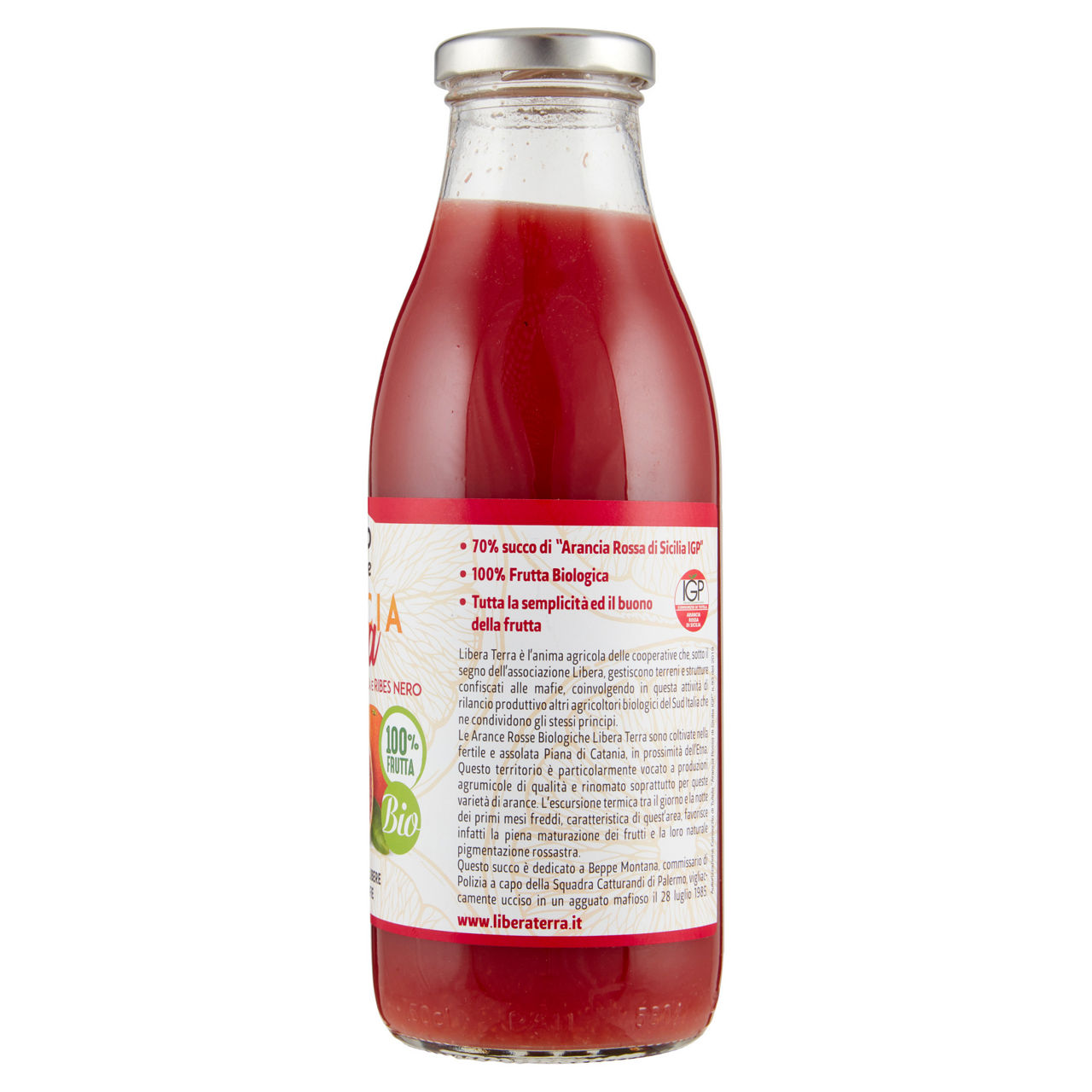 Succo di Arancia Rossa di Sicilia IGP con mela e ribes nero bio 500 ml - Immagine 21