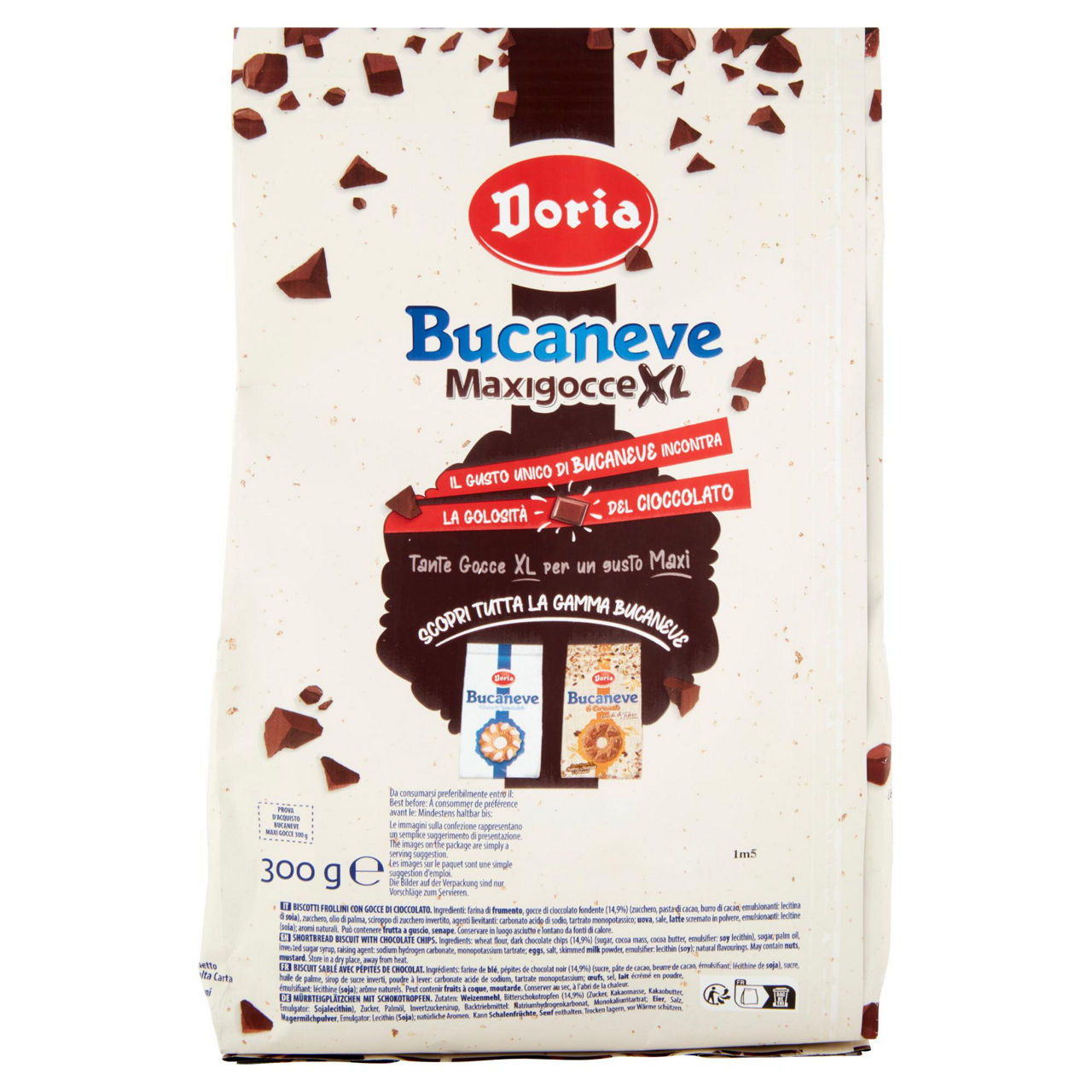 Biscotti Bucaneve Maxigocce 300 gr - Immagine 41
