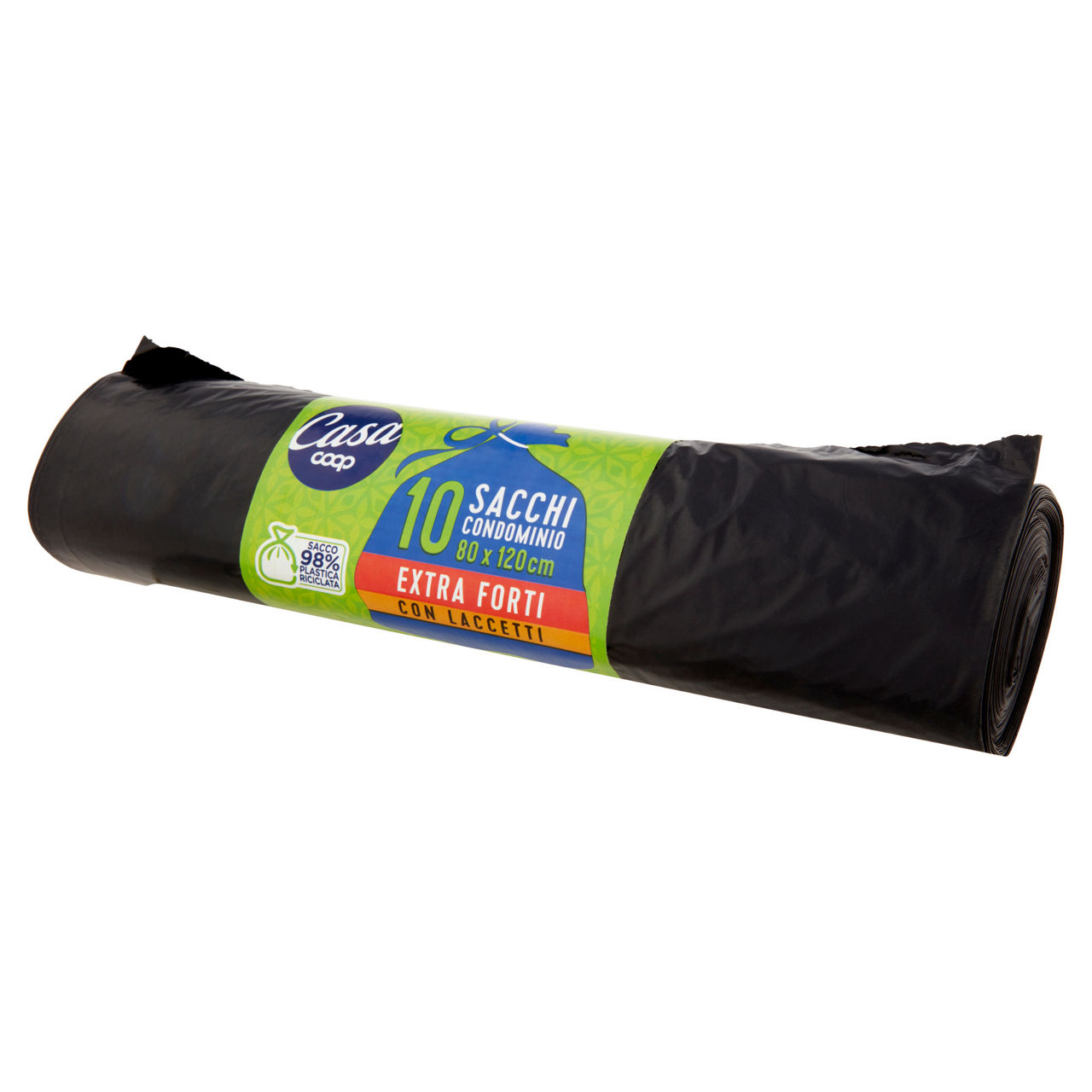 Sacchi nettezza condominiali extra forti con laccetti 80x120 cm 10 pz - Immagine 41