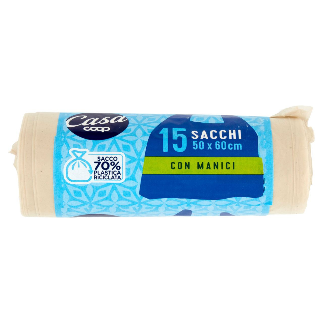 Sacchi nettezza trasparenti con manici 50x60 cm 15 pz - Immagine 41