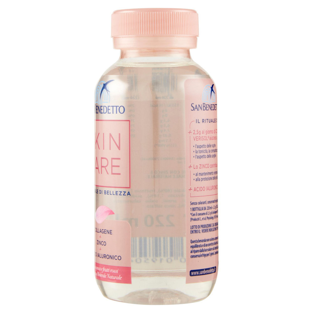 Acqua skin care collagene zinco acido ialuronico san benedetto pet ml 220 - Immagine 31