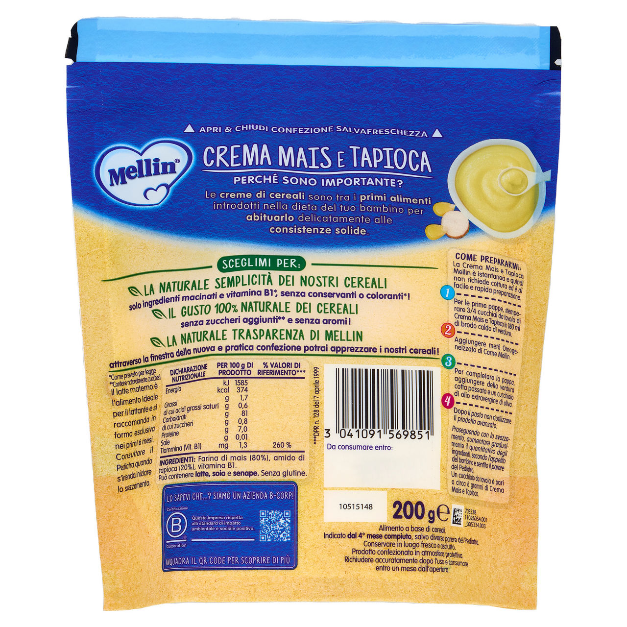 Crema mais e tapioca 200 gr - Immagine 81