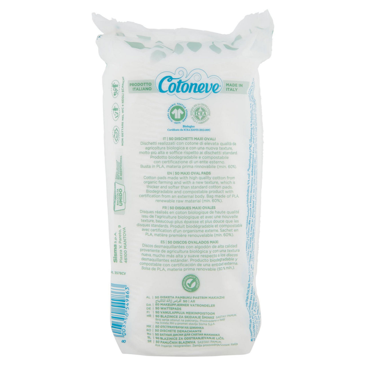 Maxi dischetti struccanti in cotone bio 50 pz - Immagine 11