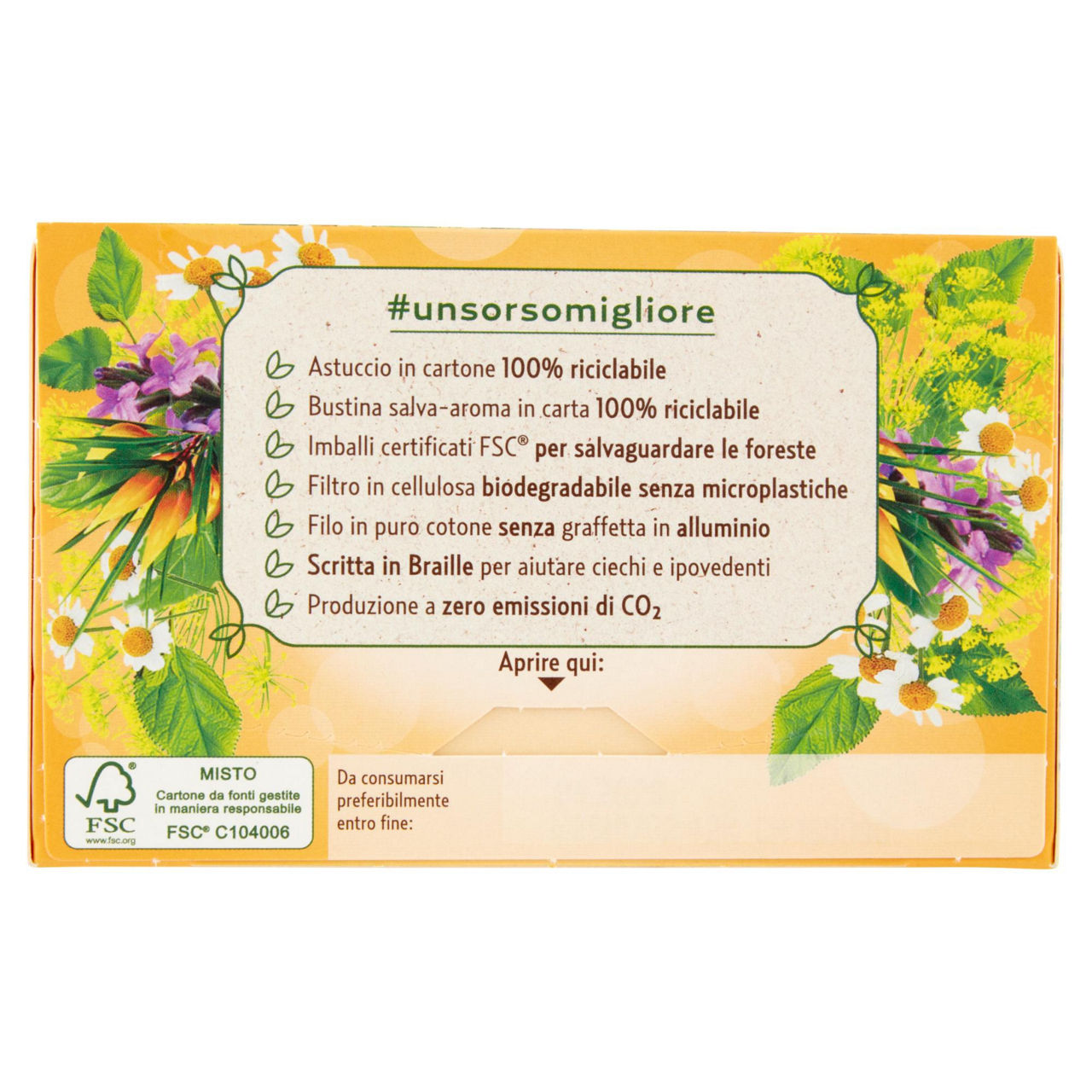 Tisana digestiva con finocchio e camomilla 18 filtri - Immagine 11