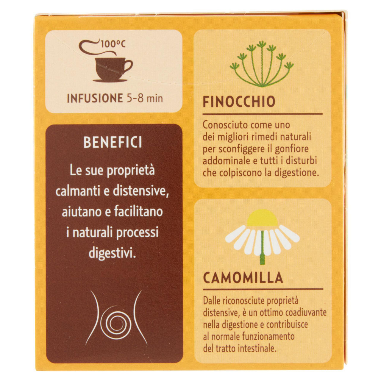 Tisana digestiva con finocchio e camomilla 18 filtri - Immagine 41