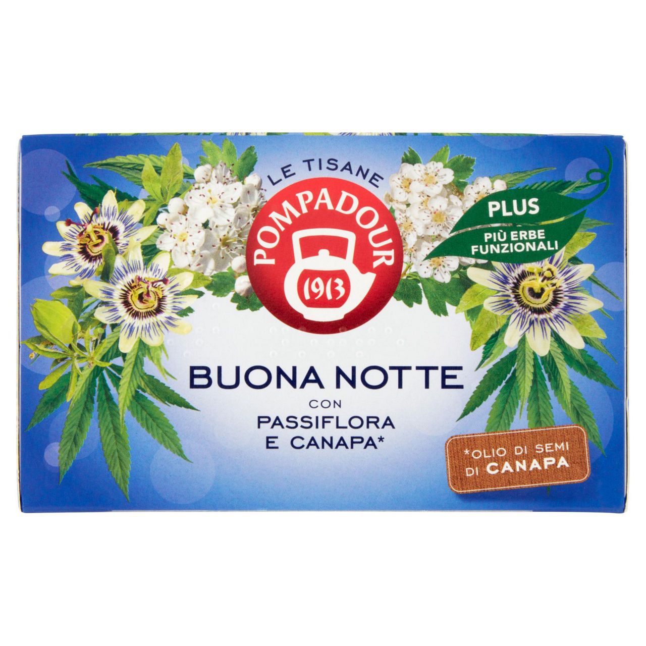 Tisana buonanotte con passiflora e canapa 18 filtri - Immagine 01