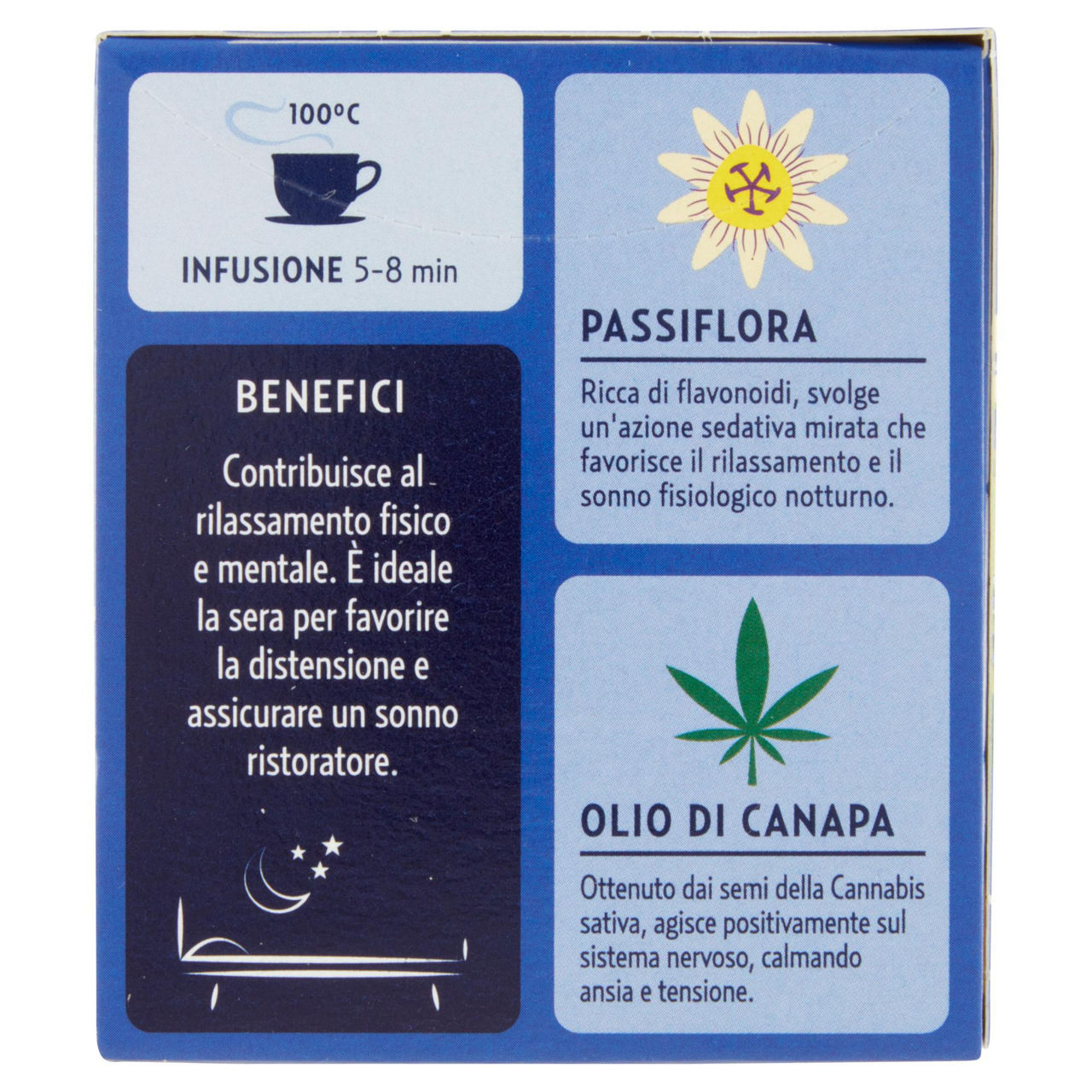 Tisana buonanotte con passiflora e canapa 18 filtri - Immagine 21