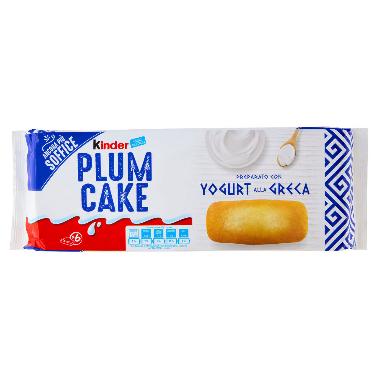 Plumcake con yogurt alla greca 6 pz 192 gr