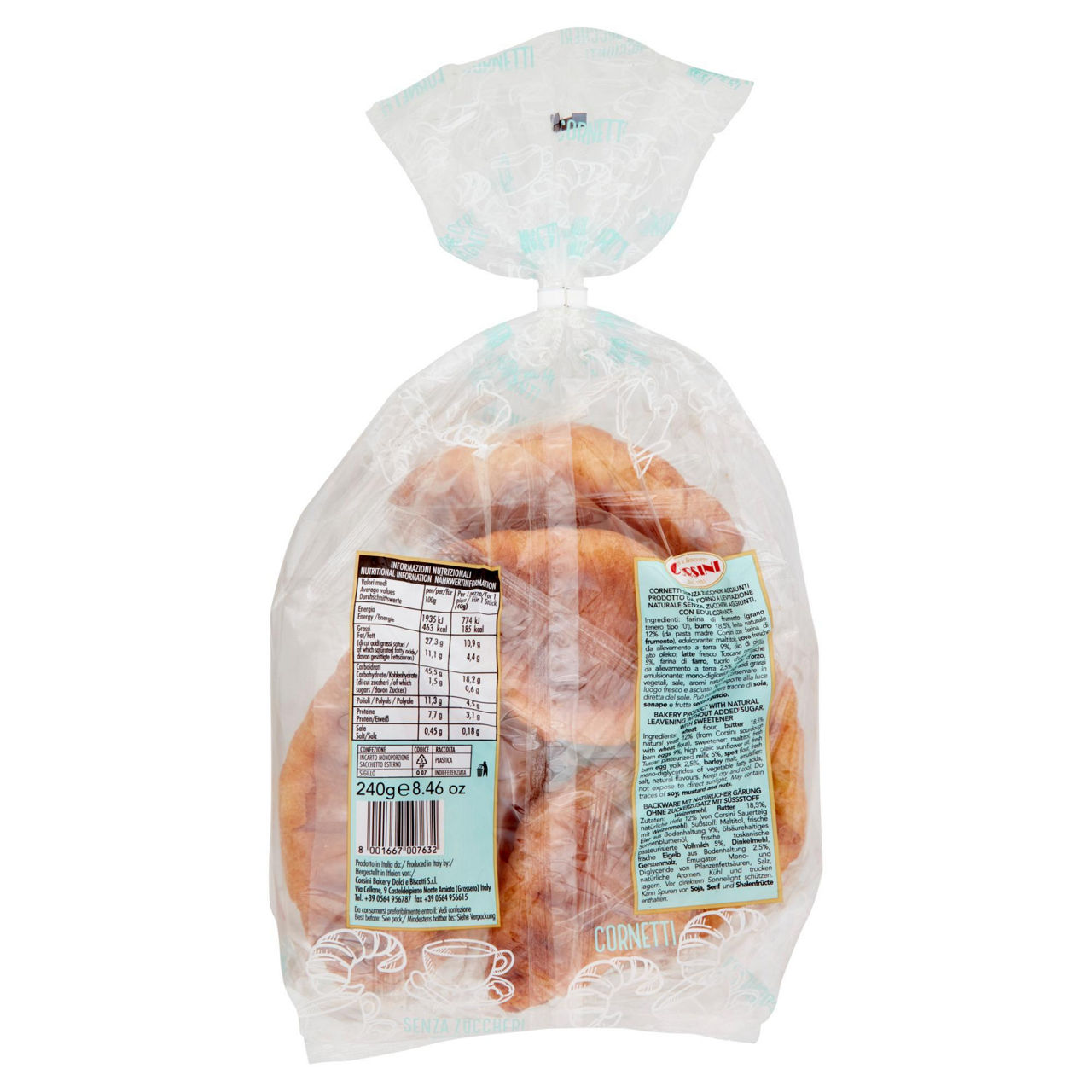 Cornetti senza zuccheri aggiunti 240 gr - Immagine 11