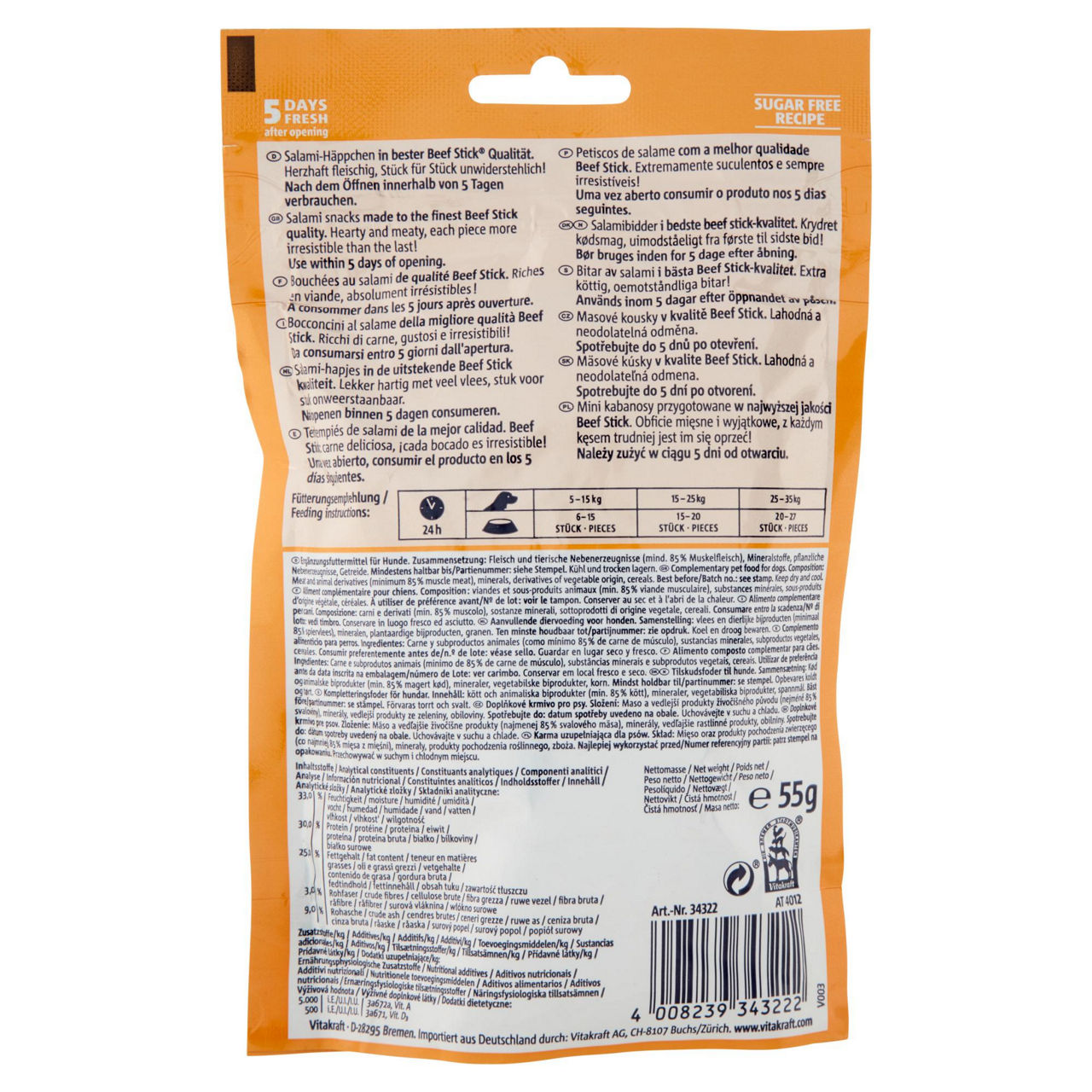 Snack per cani stick rustico 55 gr - Immagine 41