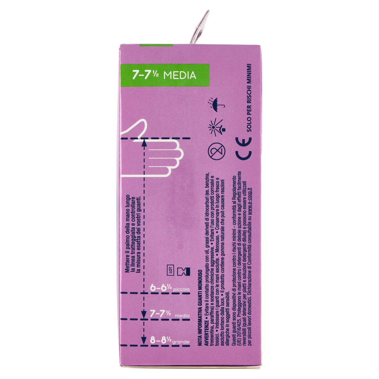Guanti in lattice naturale monouso taglia media 50 pz - Immagine 11