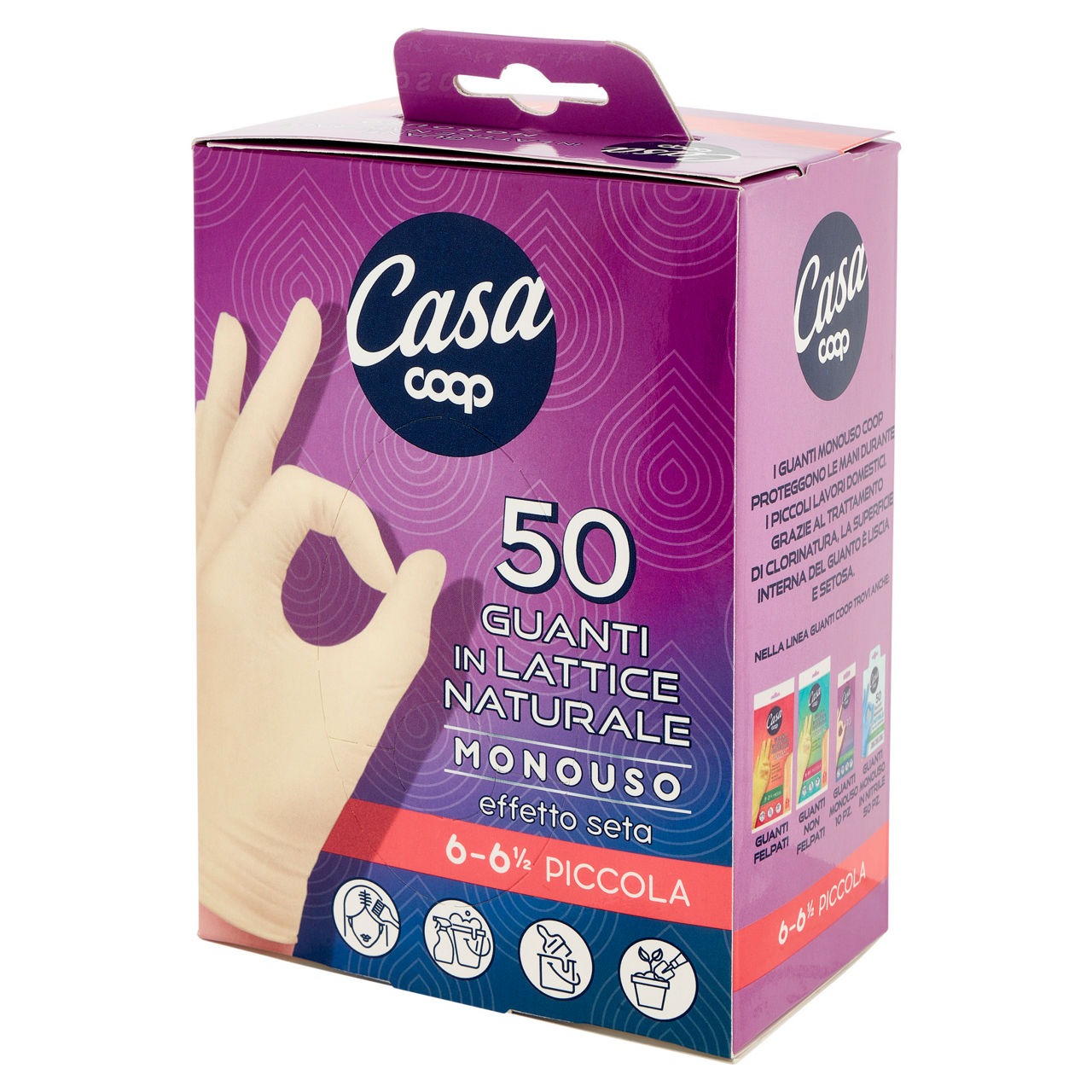 Guanti in lattice naturale monouso taglia piccola 50 pz - Immagine 21