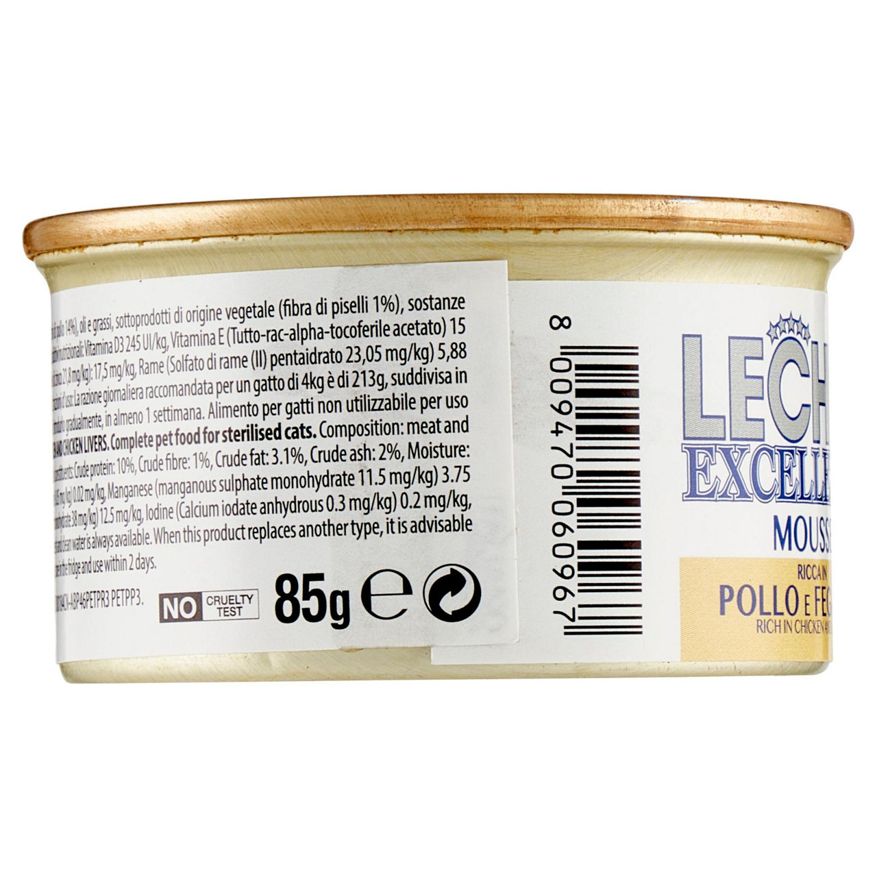 Mousse gatti sterilizzati al pollo e fegatini lechat g 85 - Immagine 21