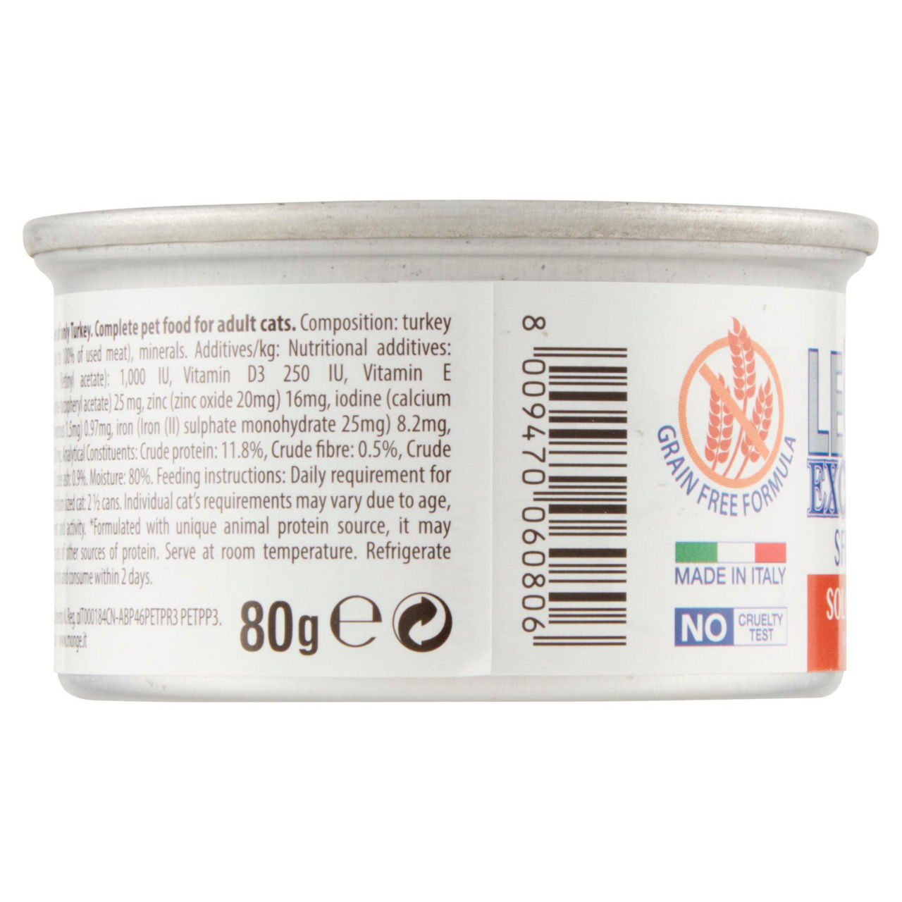 Umido per gatti sfilaccetti solo tacchino 80 gr - Immagine 11