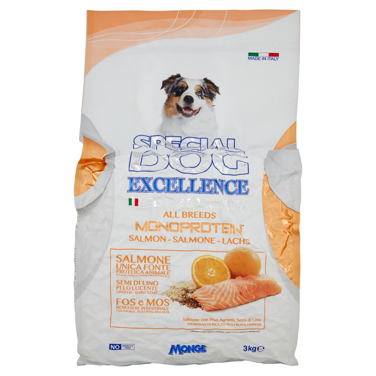All breeds monoproteico  salmone special dog exc. kg 3 - Immagine 01