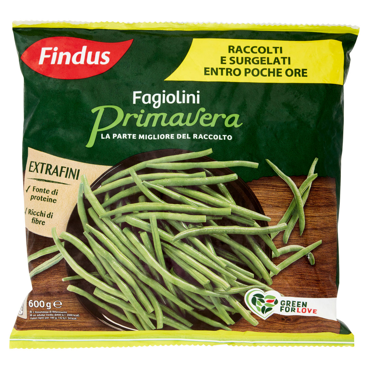 Fagiolini primavera surgelati 600 gr