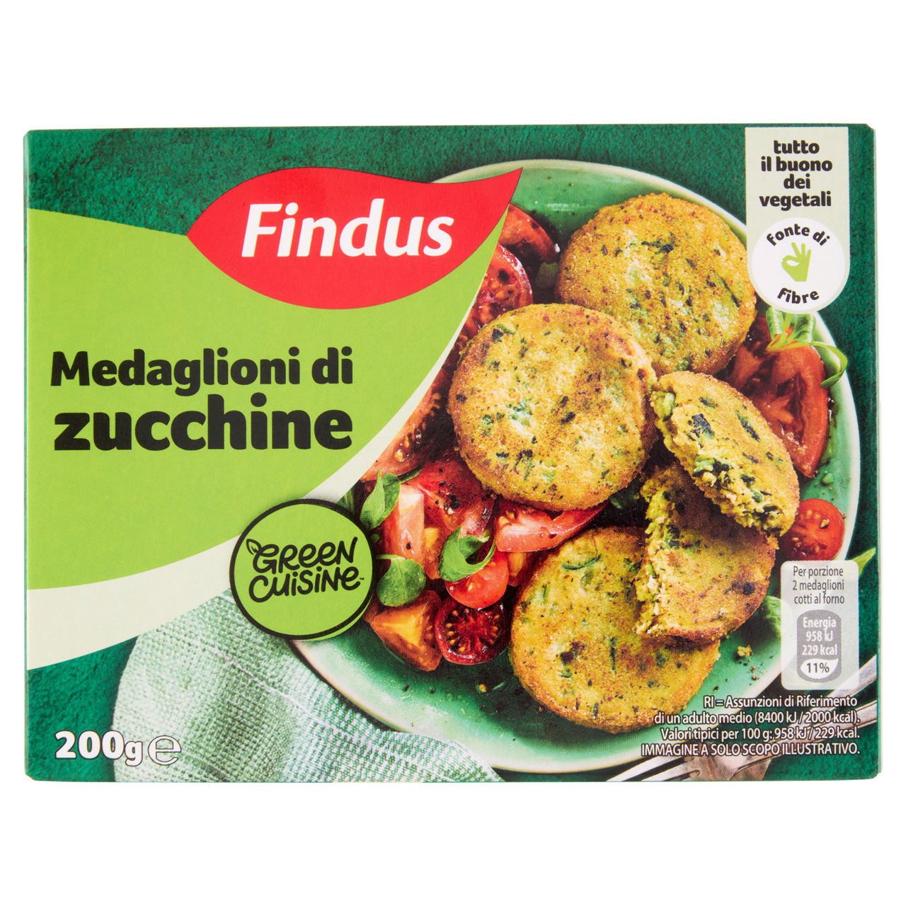 Medaglioni di zucchine surgelati 200 gr - Immagine 01