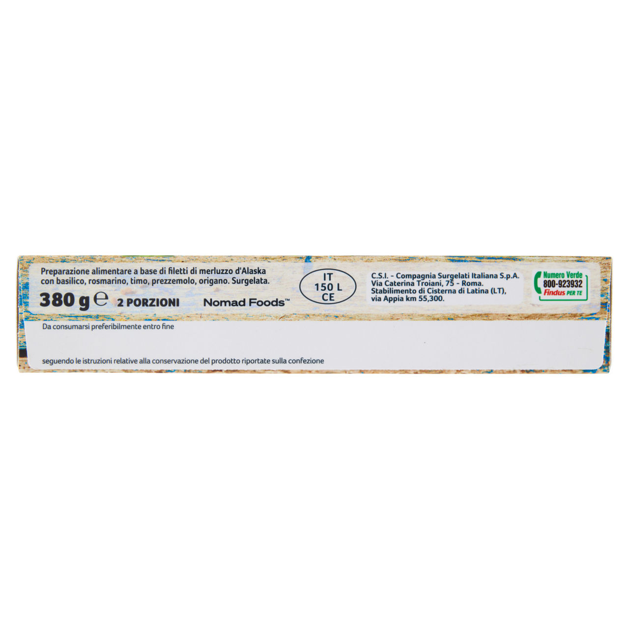 Merluzzo d'alaska gratinato con erbe Mediterranee surgelato 380 gr - Immagine 11