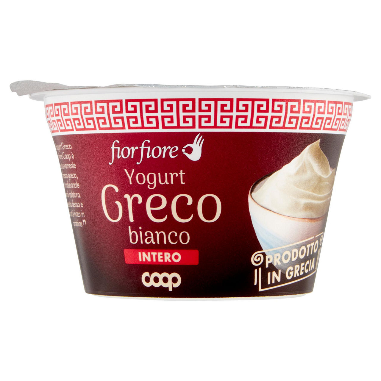 Yogurt Greco bianco intero 170 gr - Immagine 01