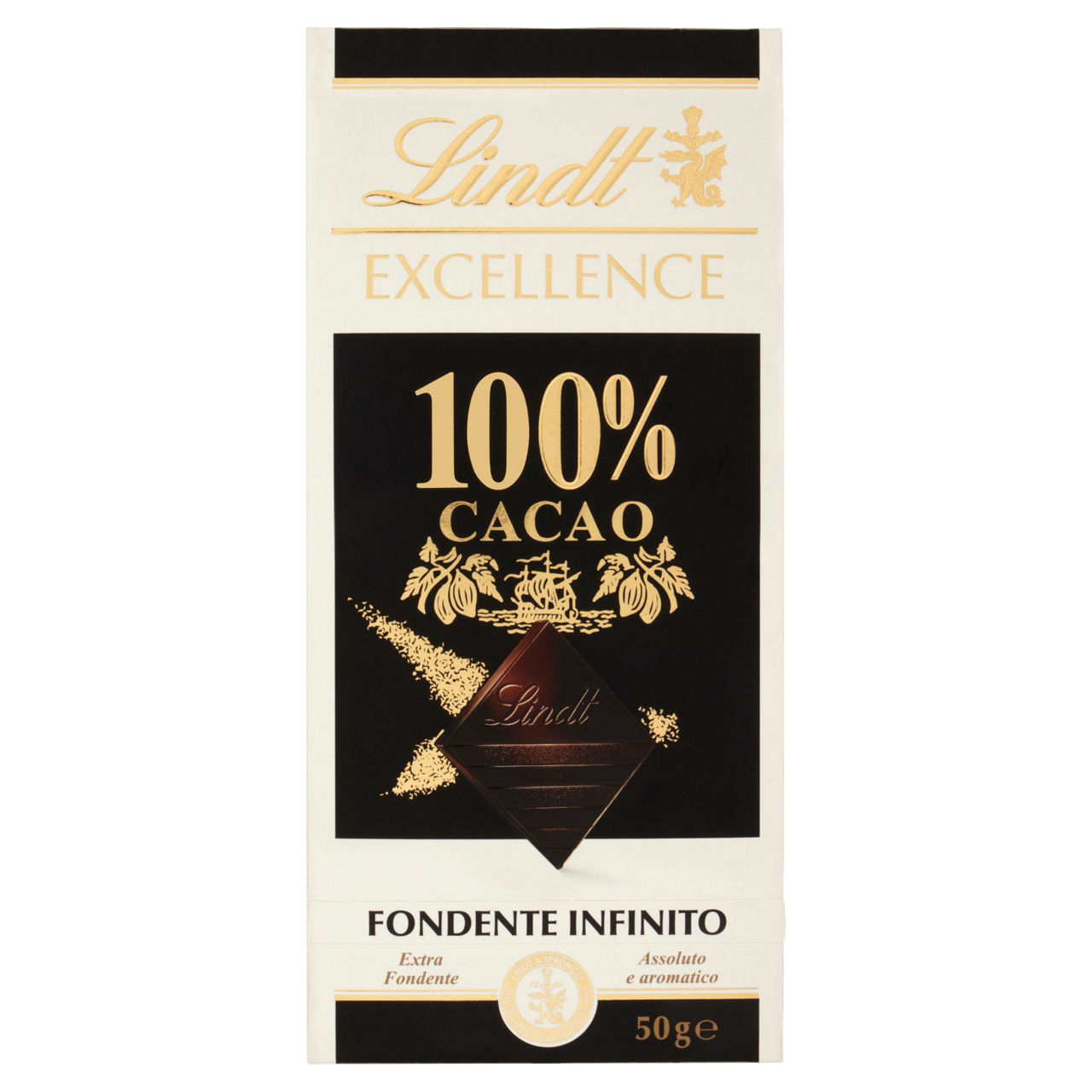 Tavoletta di cioccolato Fondente Infinito 100% 50 gr  - Immagine 01