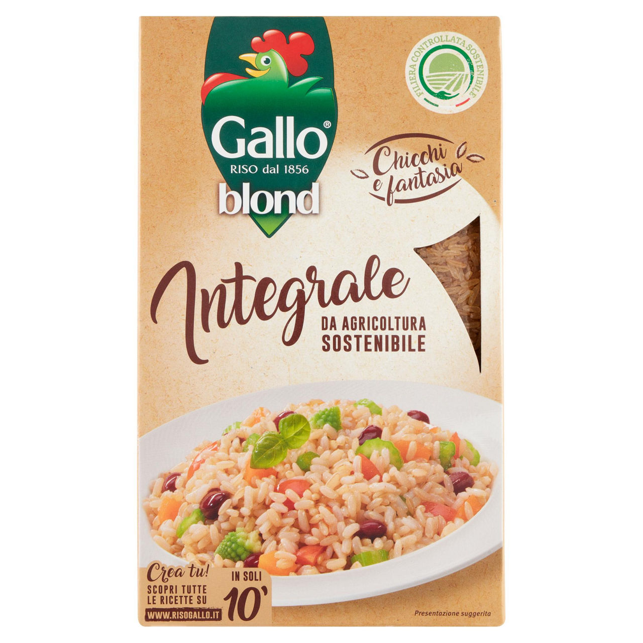 Riso lungo B integrale parboiled  1 kg