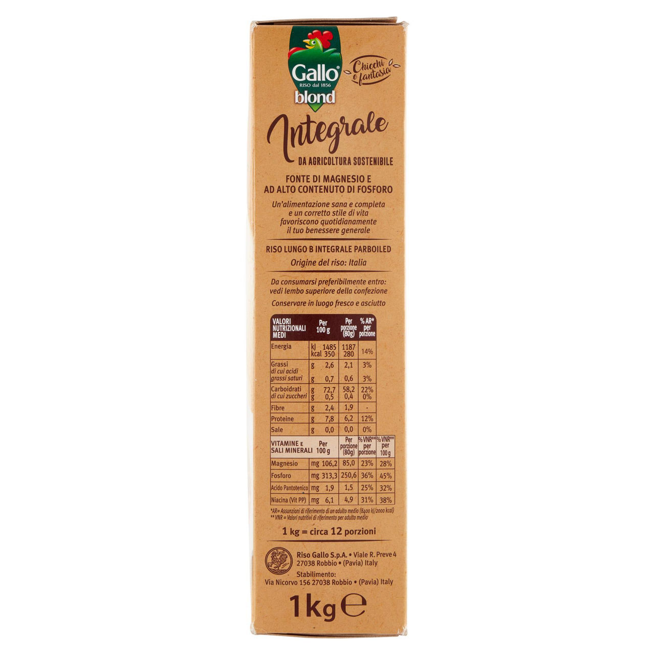 Riso lungo B integrale parboiled  1 kg - Immagine 11