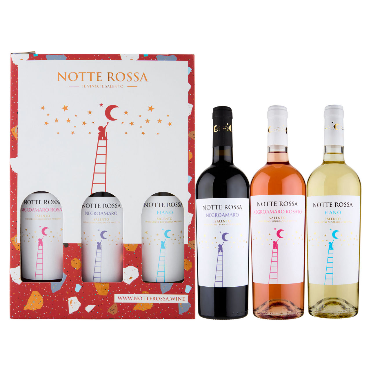Confezione regalo vini IGP Notte Rossa 3 pz x 750 ml