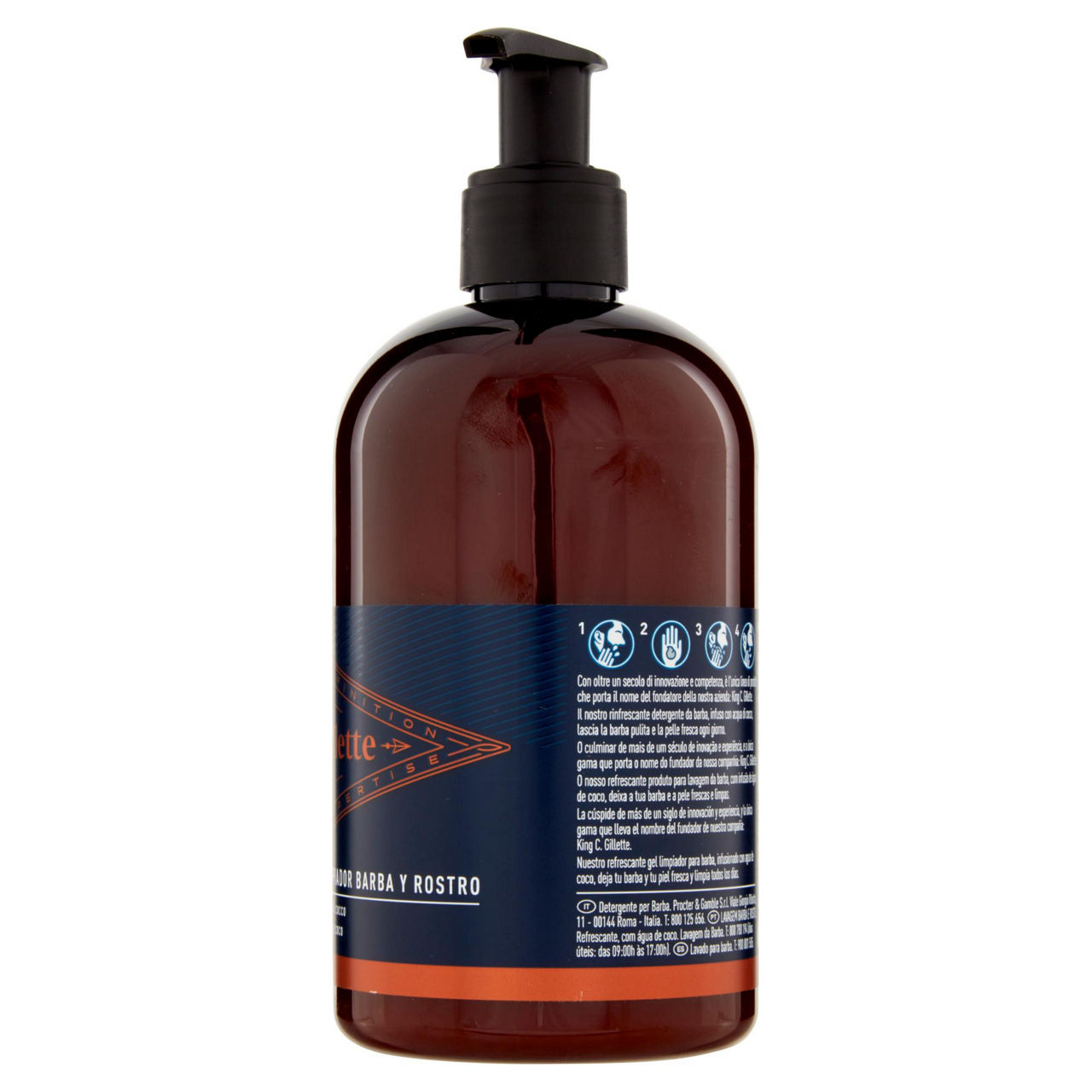 Detergente barba e viso rinfrescante con acqua di cocco 350 ml - Immagine 41