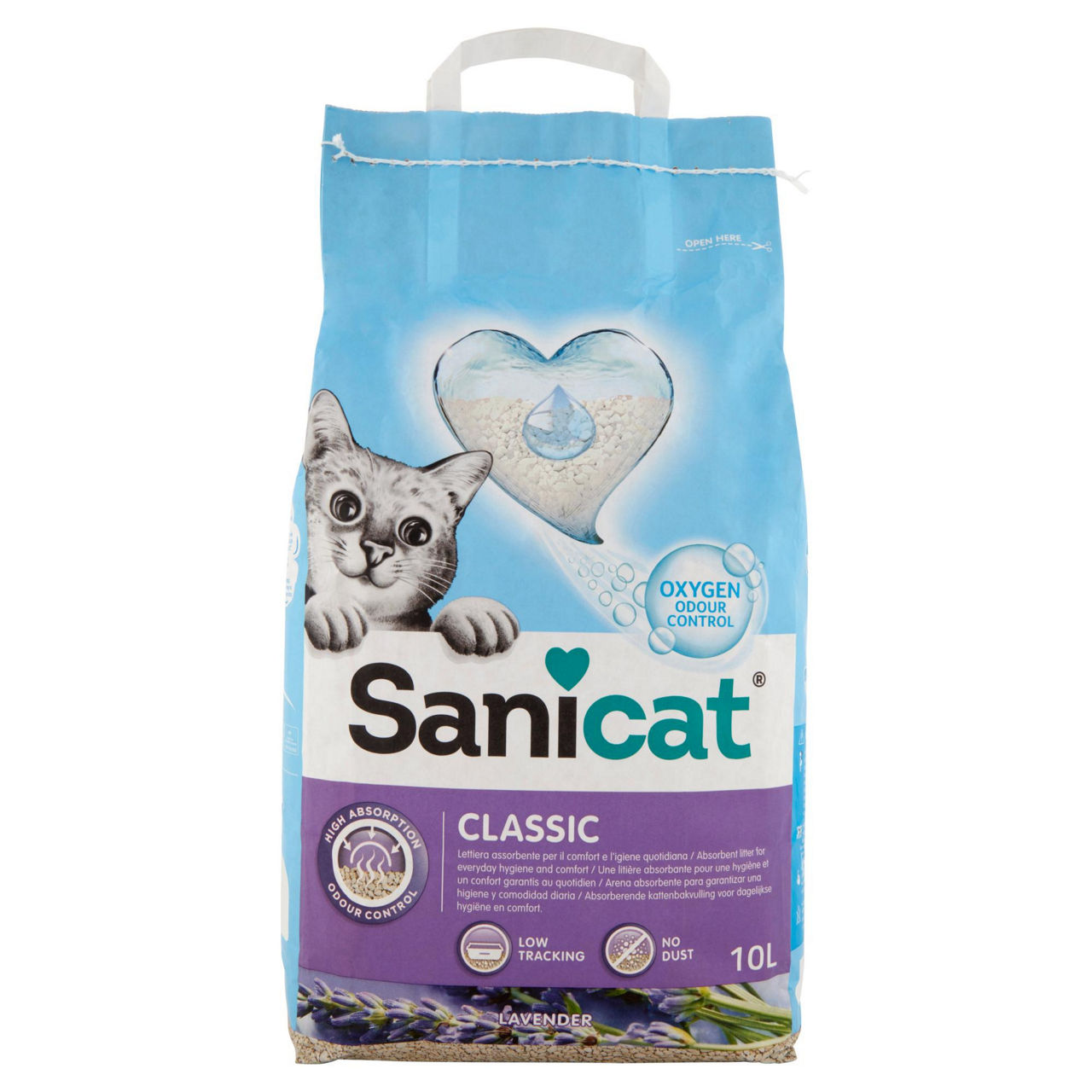 Lettiera classica lavanda 10 lt - Immagine 01