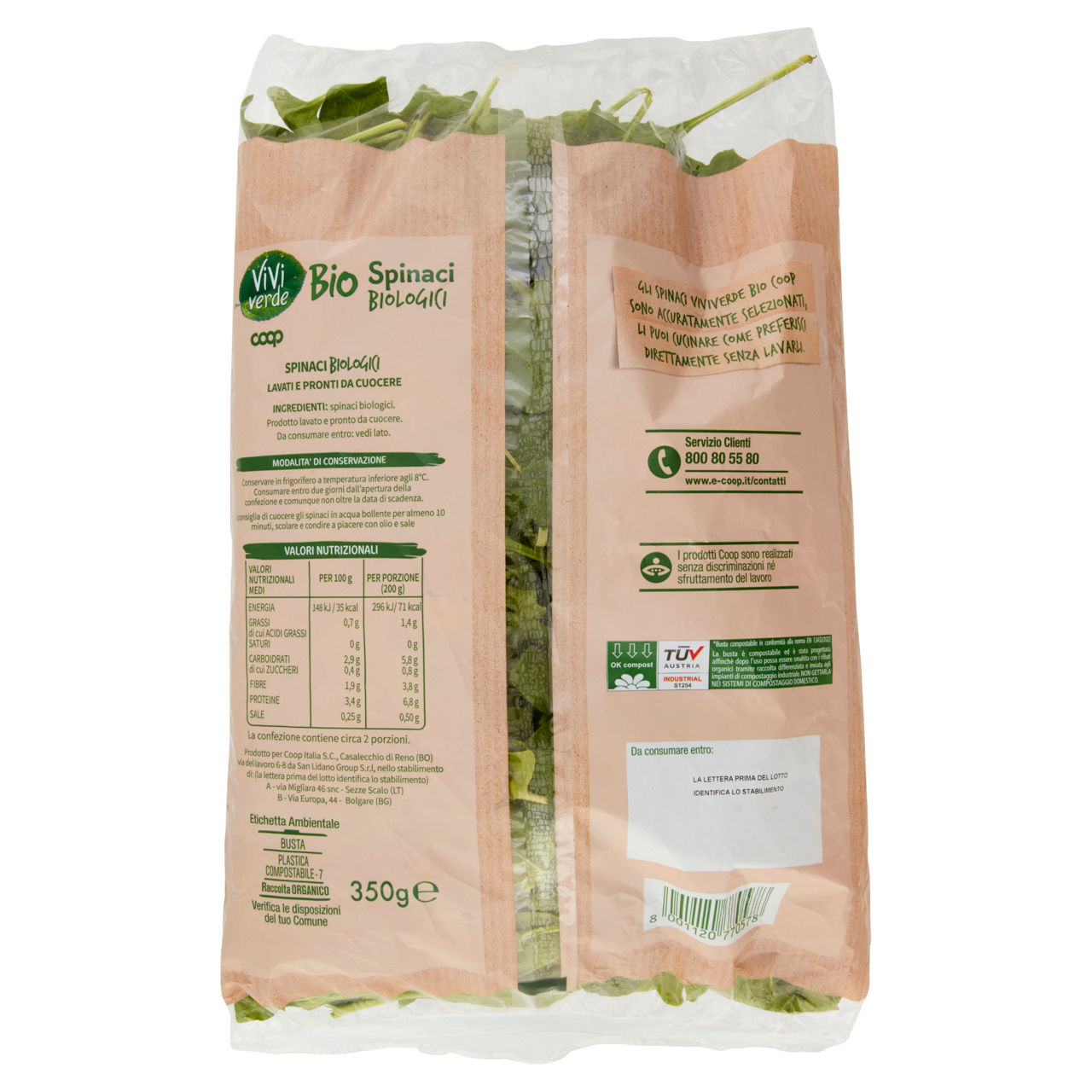 Spinaci bio 350 gr - Immagine 111