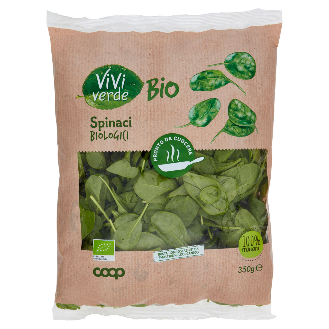 Spinaci bio 350 gr