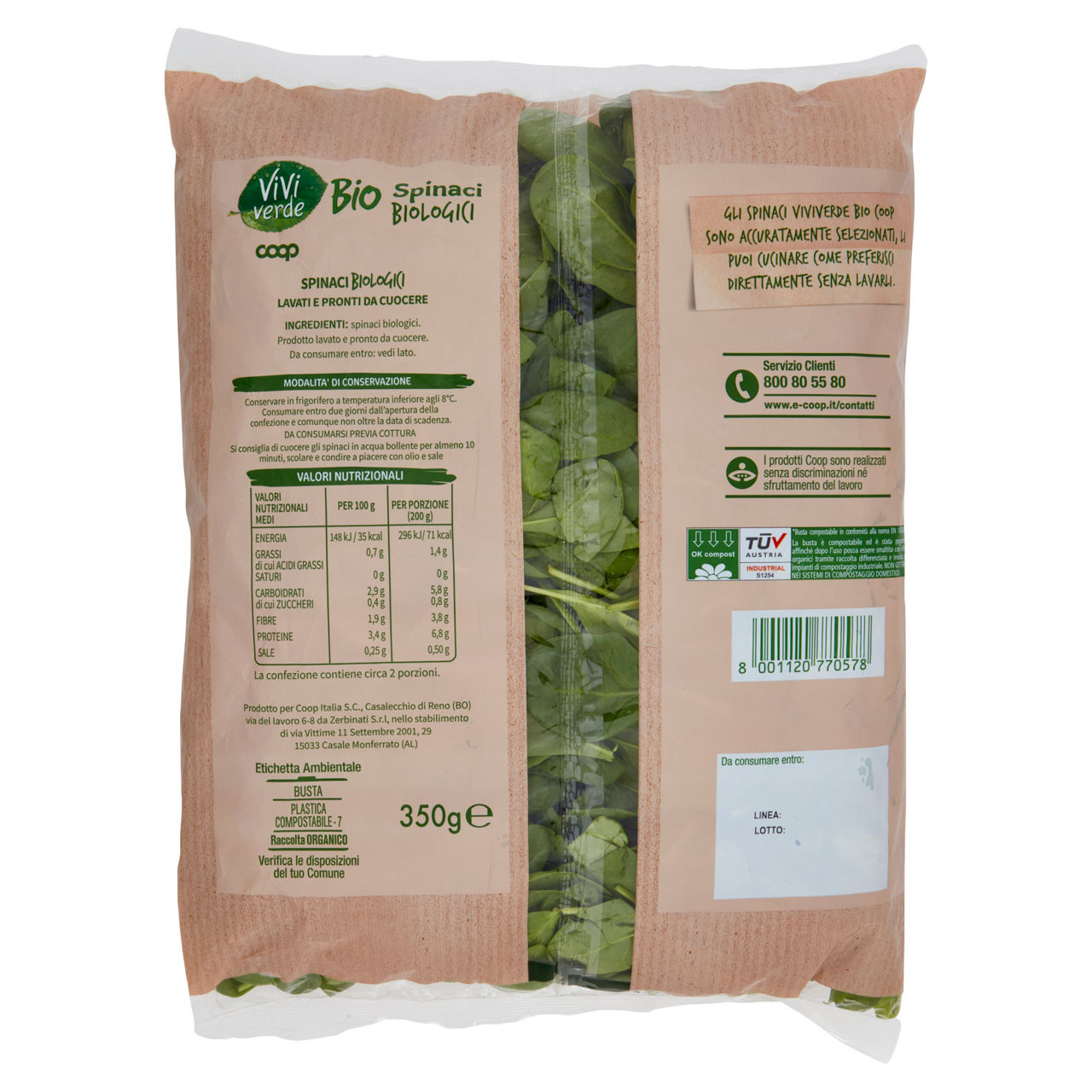 Spinaci bio 350 gr - Immagine 21