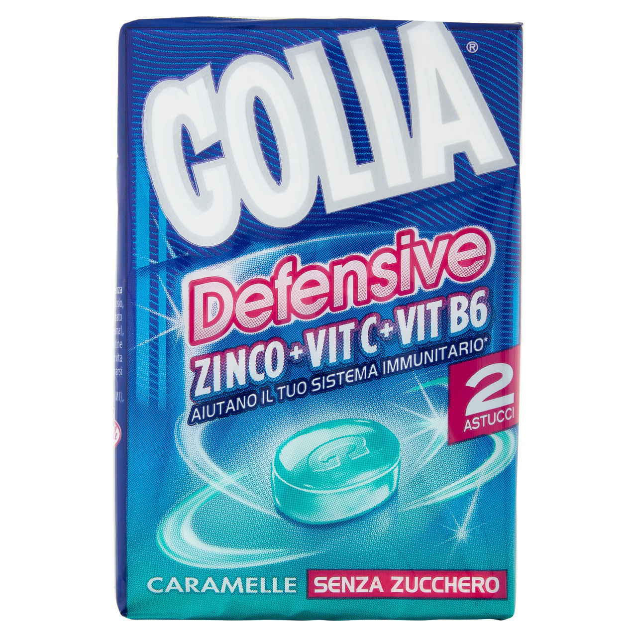 Caramelle dure immuno defensive senza zucchero 2 pz x 49 gr