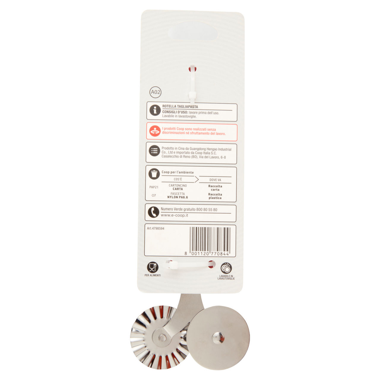 Rotella tagliapasta  acciaio Inox - Immagine 21