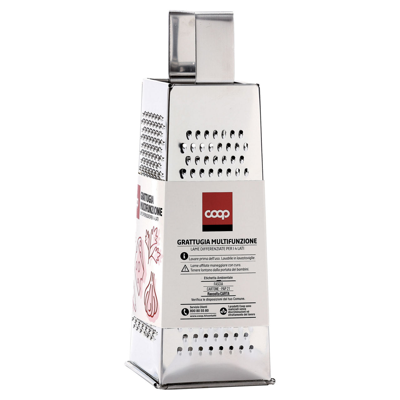 Grattugia multifunzione acciaio inox - Immagine 11