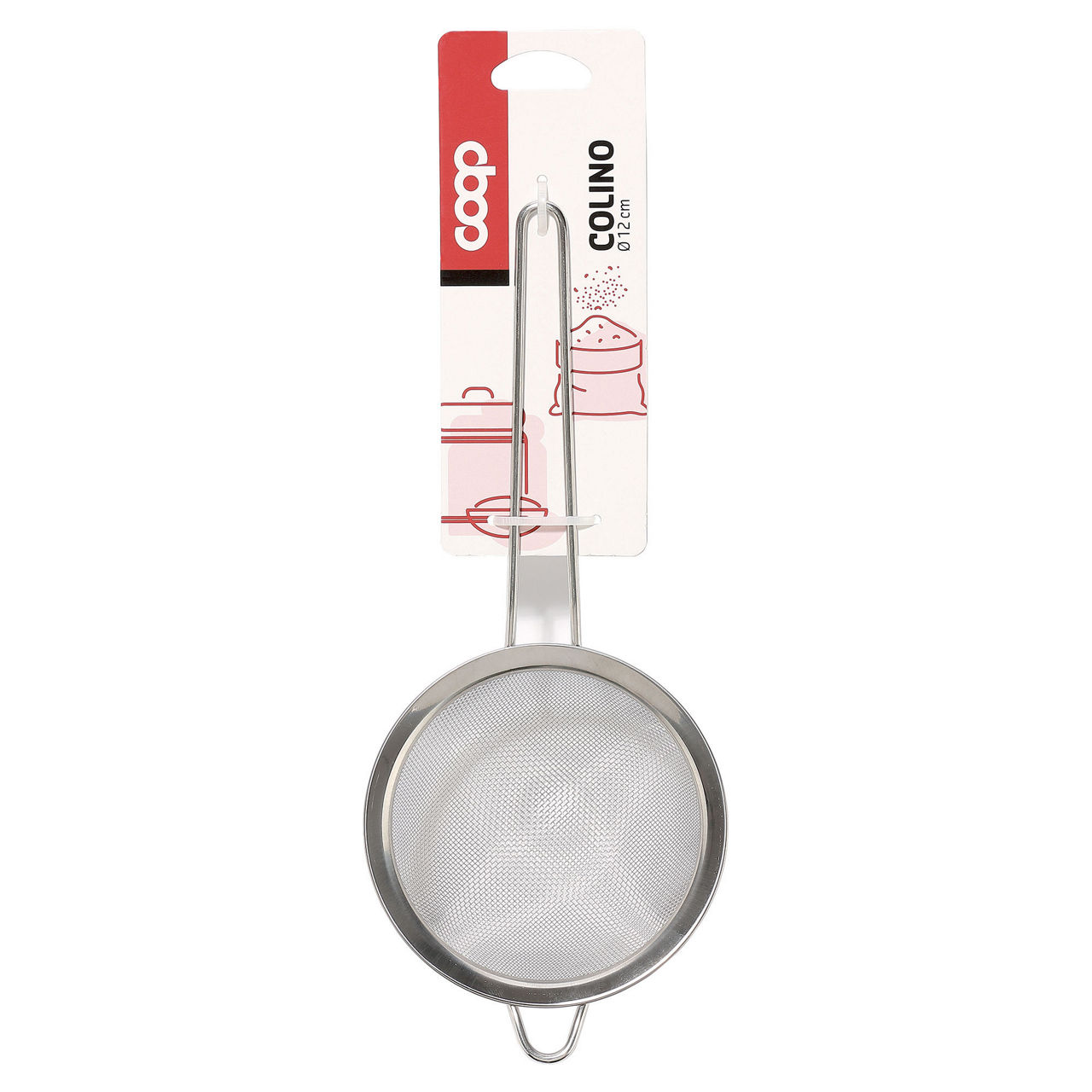 Colino in acciaio inox 12 cm - Immagine 01