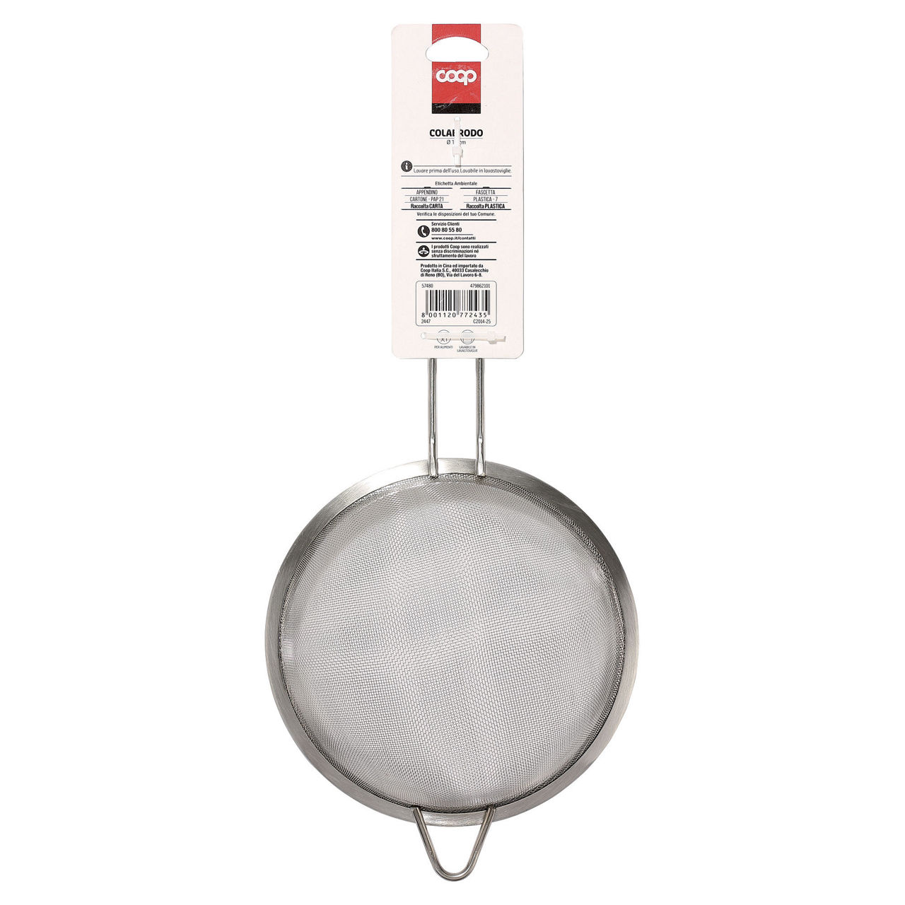 Colino in acciaio Inox 18 cm - Immagine 11