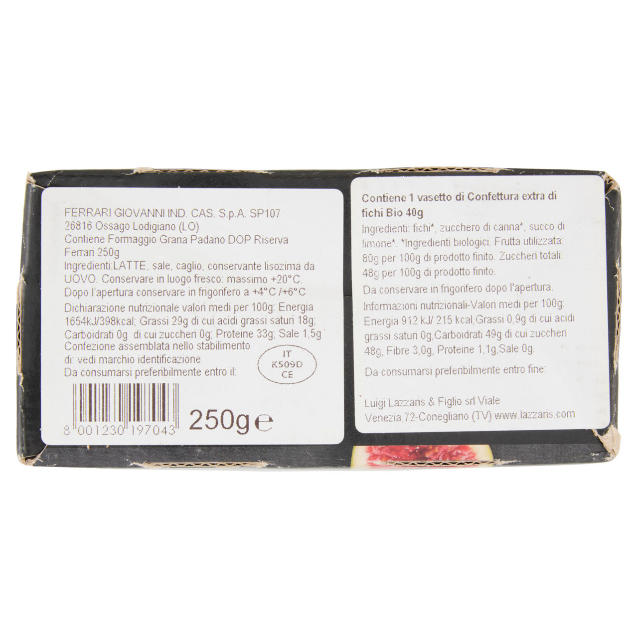 Confezione con Grana Padano Riserva con confettura extra di frutta - Immagine 51