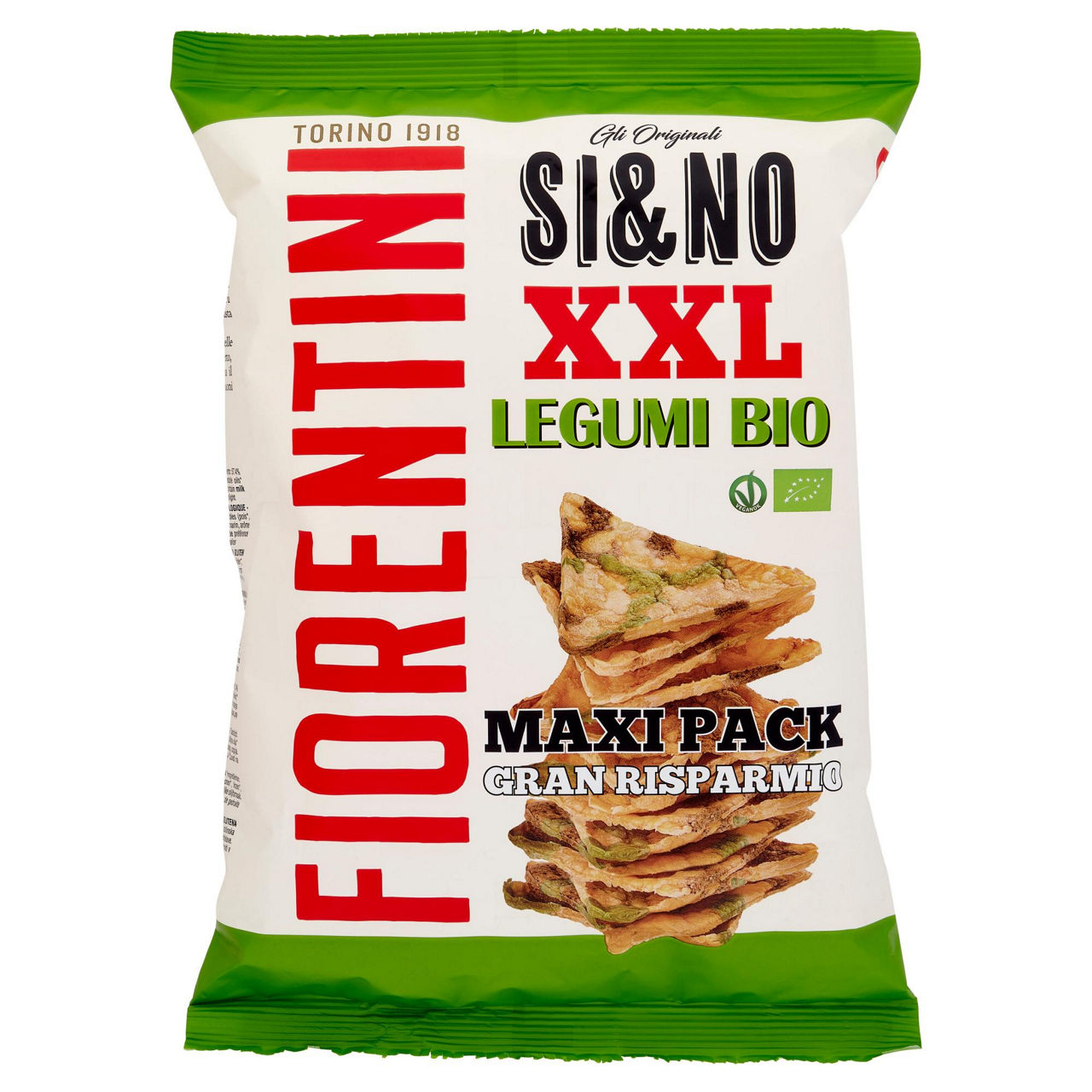 Triangolini mais con legumi bio si&no xxl fiorentini maxi pack g 160